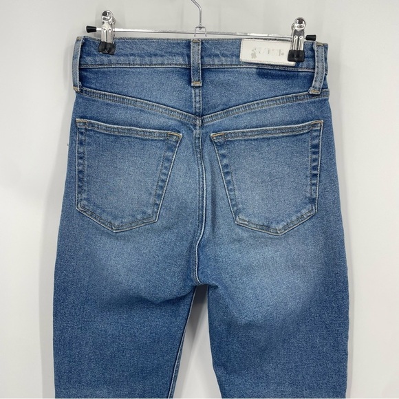 RE/DONE | 90S High Rise Ankle Crop Jean Sz 25 - Picture 4 of 12